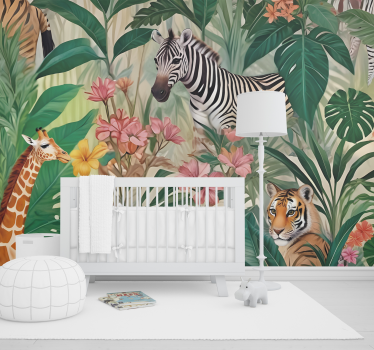 Tapisserie autres animaux explosion naturelle - TenStickers