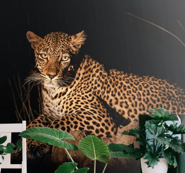 Tapisserie autres animaux le léopard à l'honneur - TenStickers