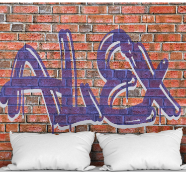 Tapisserie graffiti art de nom en graffiti - TenStickers