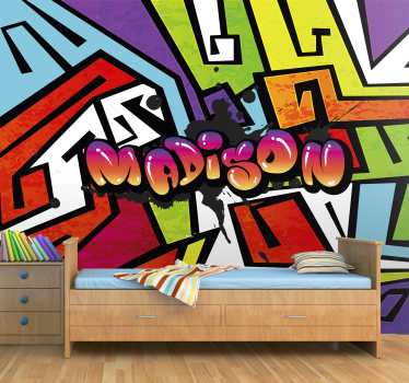 Tapisserie graffiti art de rue audacieux - TenStickers