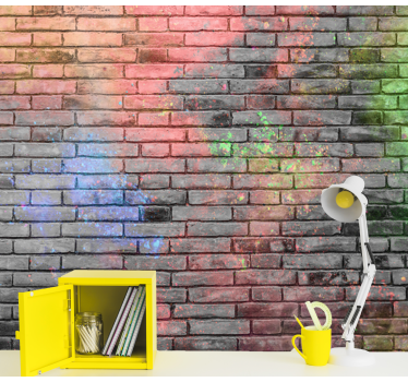 Tapisserie graffiti Éclat urbain en couleurs - TenStickers