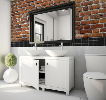 Tapisserie murale effet briques - TenStickers
