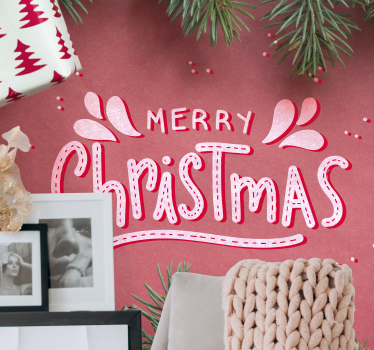 Tapisserie noel joyeux noël - TenStickers