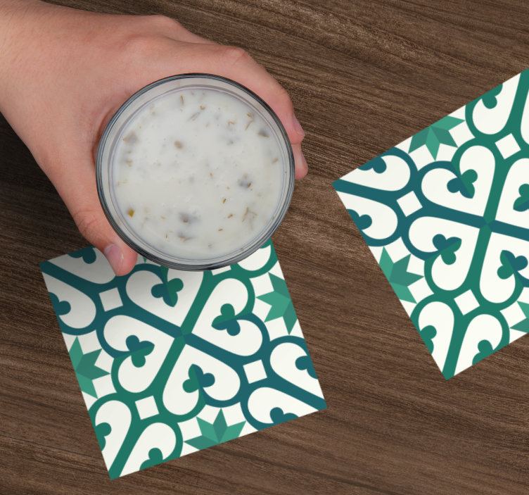 Dessous de verre motif géométrique complexe - TenStickers