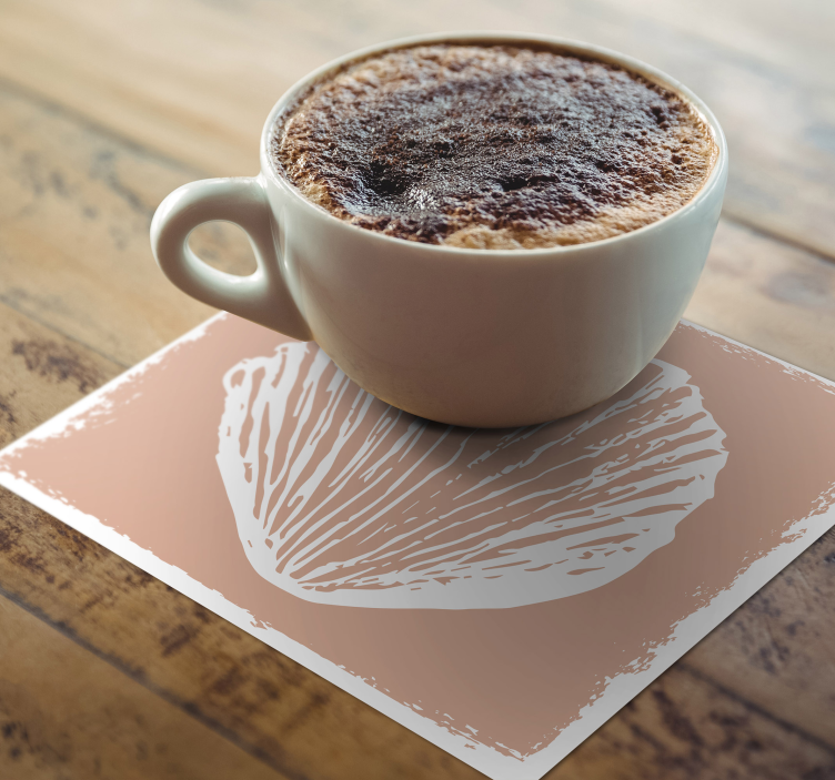 Dessous de verre motifs coquillage - TenStickers