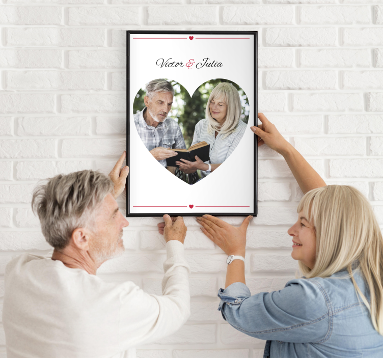 Poster personnalisable grands-parents - TenStickers