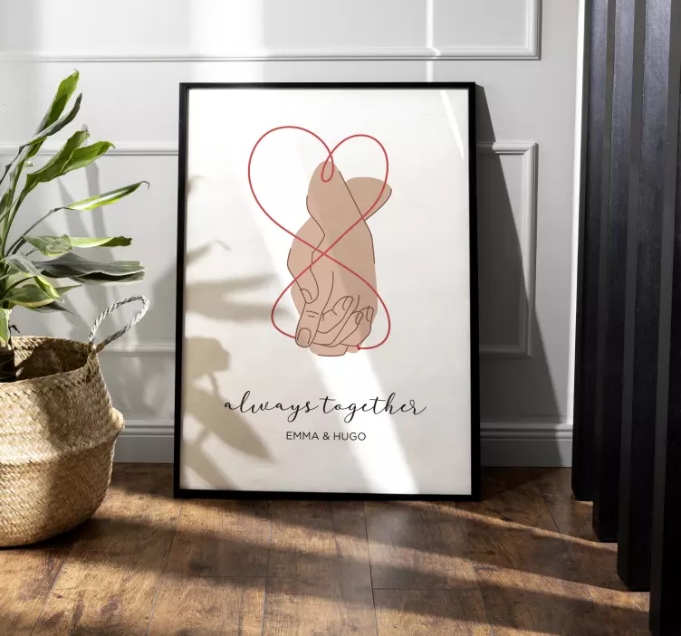 Poster chambre Toujours ensemble - TenStickers