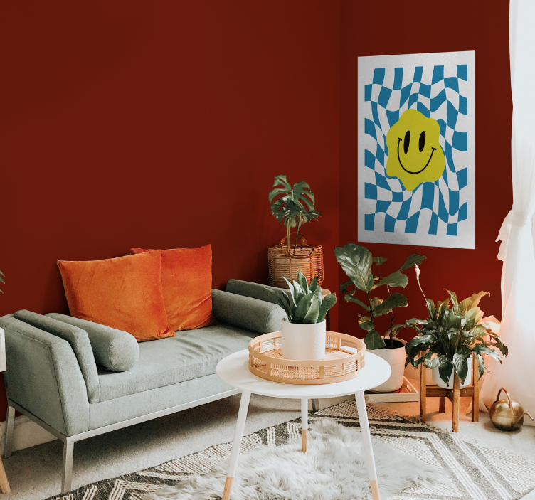 Poster motif Smiley Groovy - TenStickers