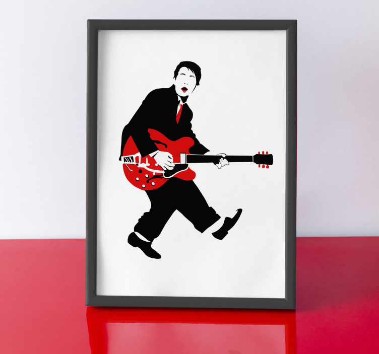 Poster musique retour à 1955 - TenStickers