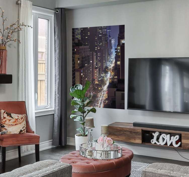 Poster photo buildings de New York - TenStickers