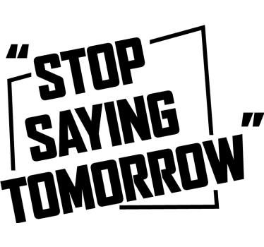 Poster bureau ne remets pas à demain - TenStickers