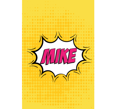 Poster chambre enfant nom de bande dessinée - TenStickers