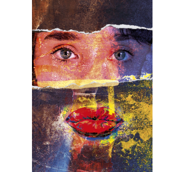 Poster mural collage style art urbain - TenStickers