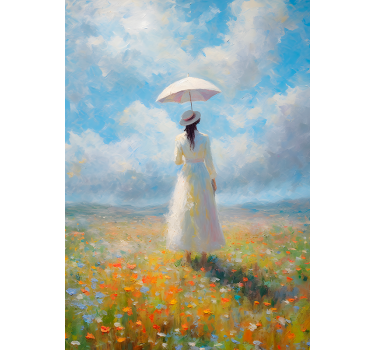 Poster art impressionnisme printanier - TenStickers