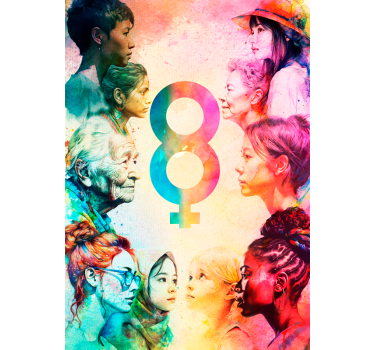 Poster Journée de la femme - TenStickers