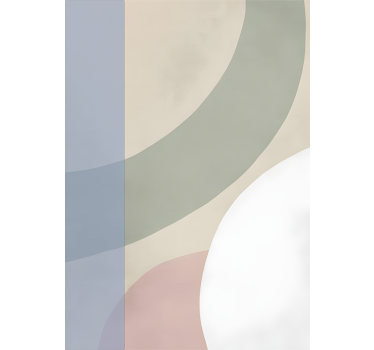 Poster abstrait palette de couleurs - TenStickers