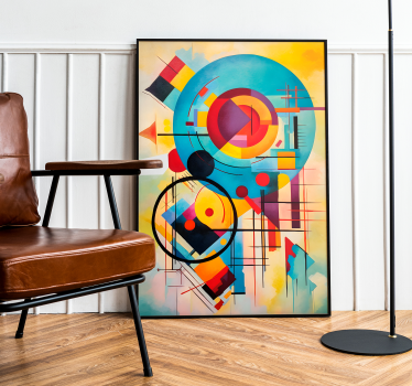 Poster art expressionisme abstrait - TenStickers