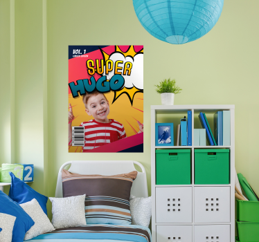 Poster mural style bande dessinée à personnaliser - TenStickers