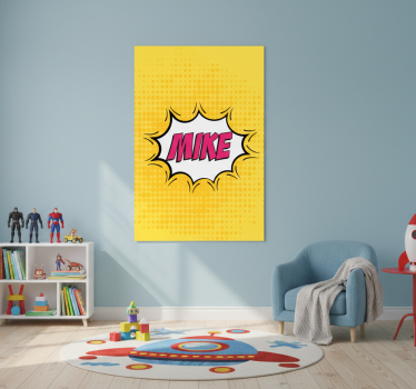 Poster chambre enfant nom de bande dessinée - TenStickers