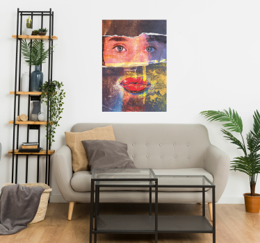 Poster mural collage style art urbain - TenStickers
