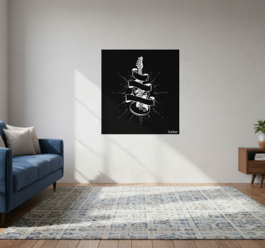 Poster salon guitare - TenStickers