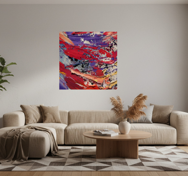 Poster salon peinture éclaboussures de couleurs - TenStickers