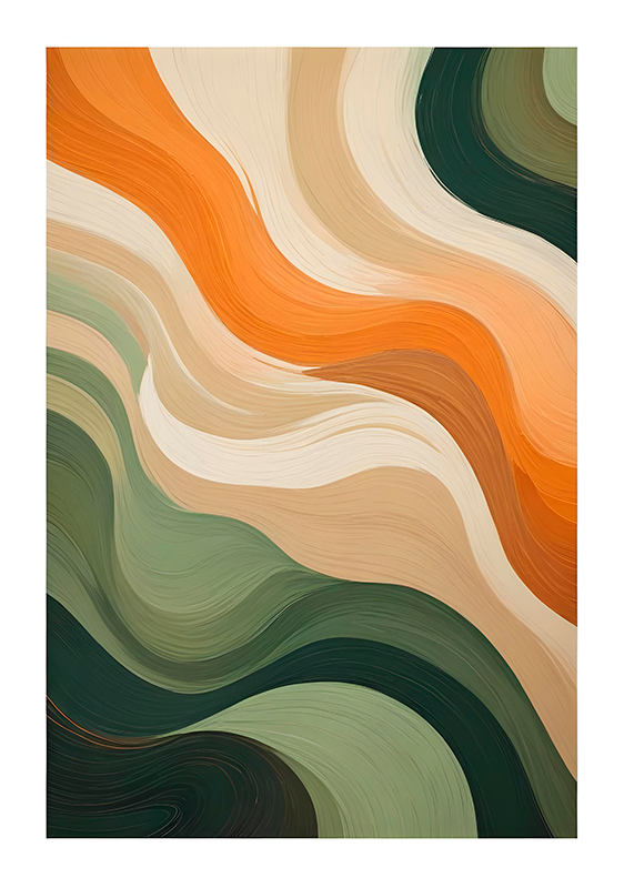 Poster art pastels multicolores - TenStickers