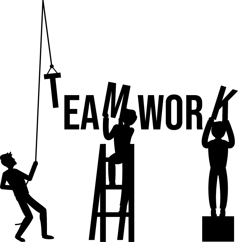 Poster bureau esprit d'équipe - TenStickers