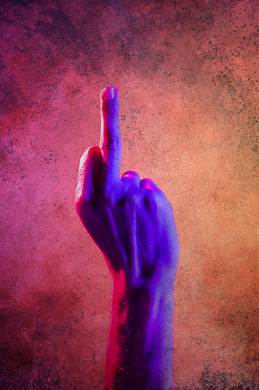 Poster chambre ado attitude rebelle - TenStickers