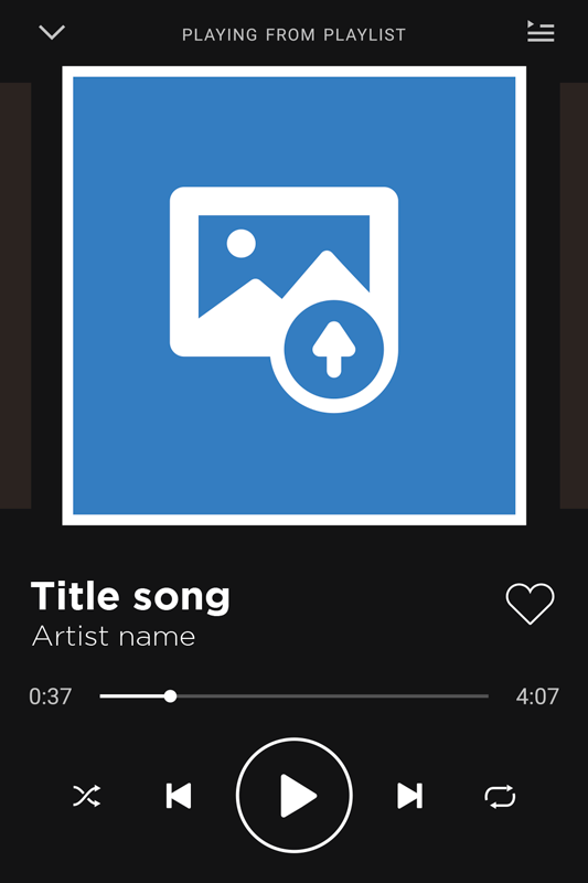 Poster salon toile spotify - TenStickers