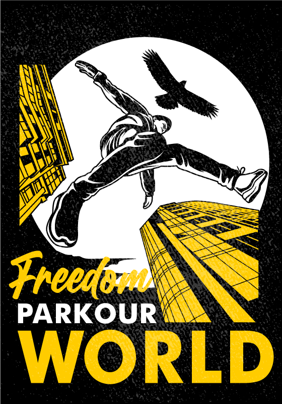 Poster sports parkour dans le monde - TenStickers