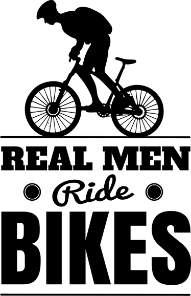 Poster cyclisme véritable homme fait du vélo - TenStickers