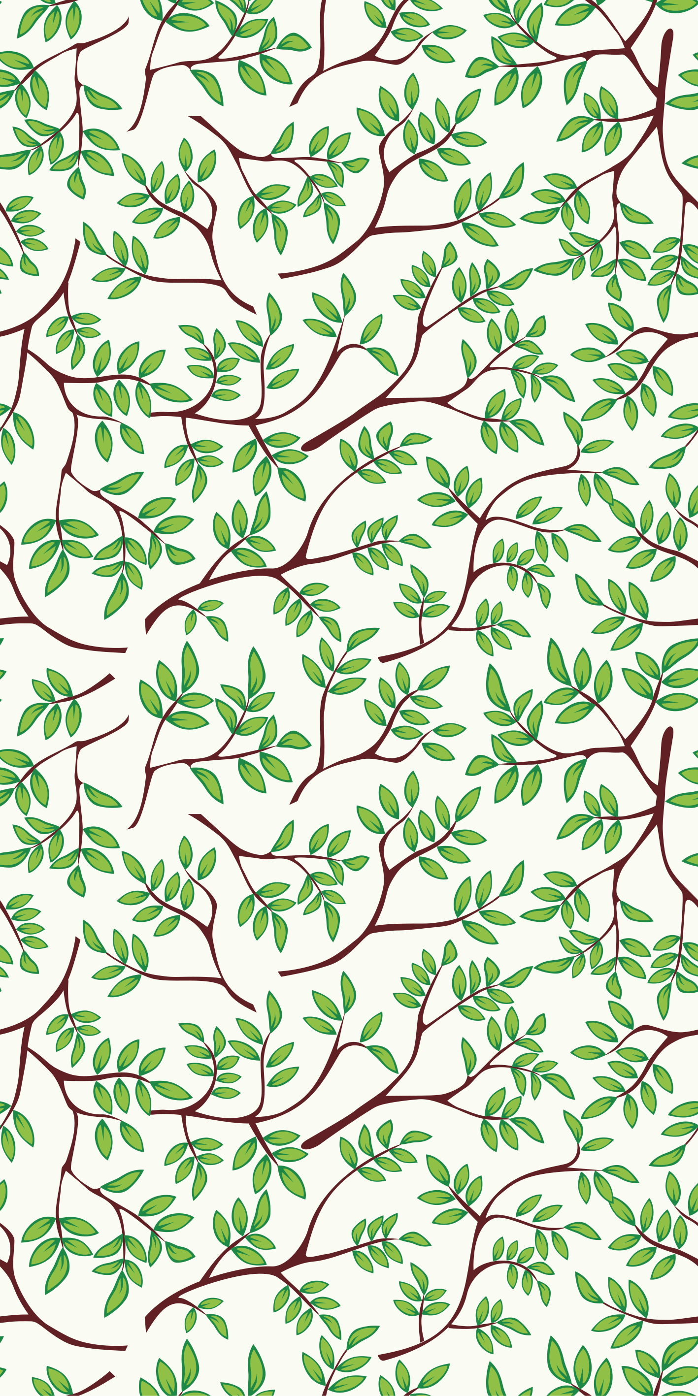Poster plantes motif de branches fines - TenStickers