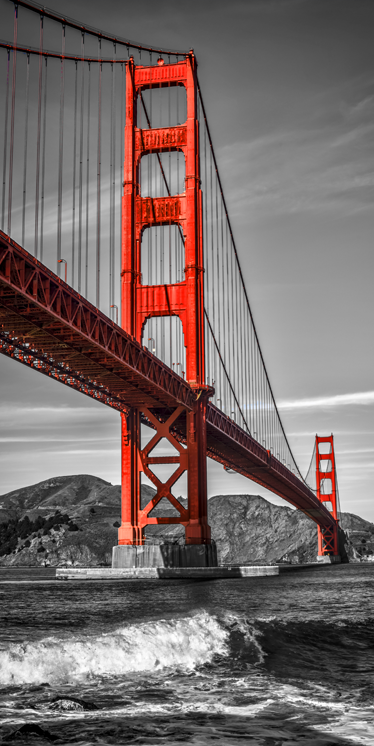 Poster paysages golden gate décoratif - TenStickers