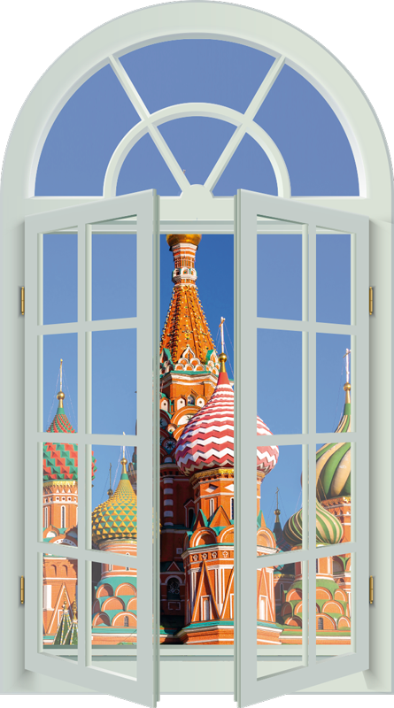 Poster paysages kremlin en 3d - TenStickers
