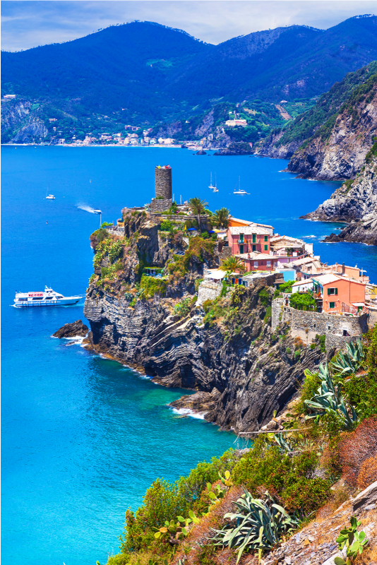 Poster paysages cinque terre réaliste - TenStickers