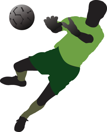 Poster football vinyle enfant gardien de but - TenStickers