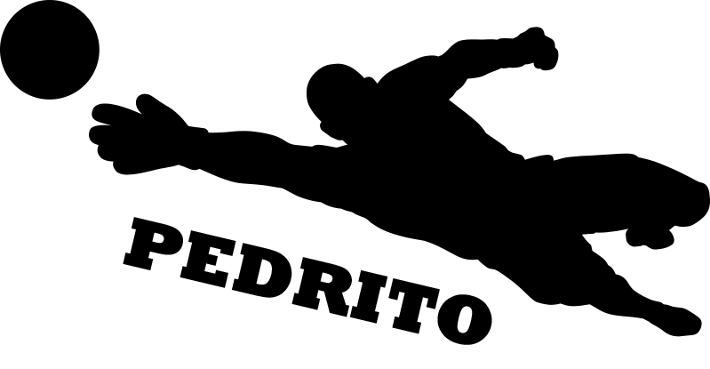 Poster football gardien de but en vinyle personnalisable - TenStickers