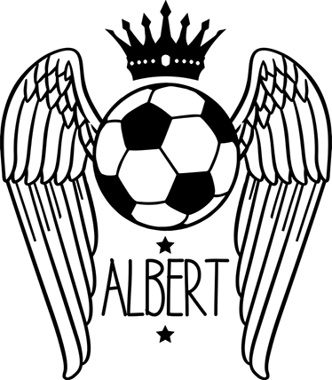 Poster football autocollant personnalisable - TenStickers