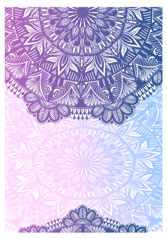 Poster tendance motif mandala - TenStickers