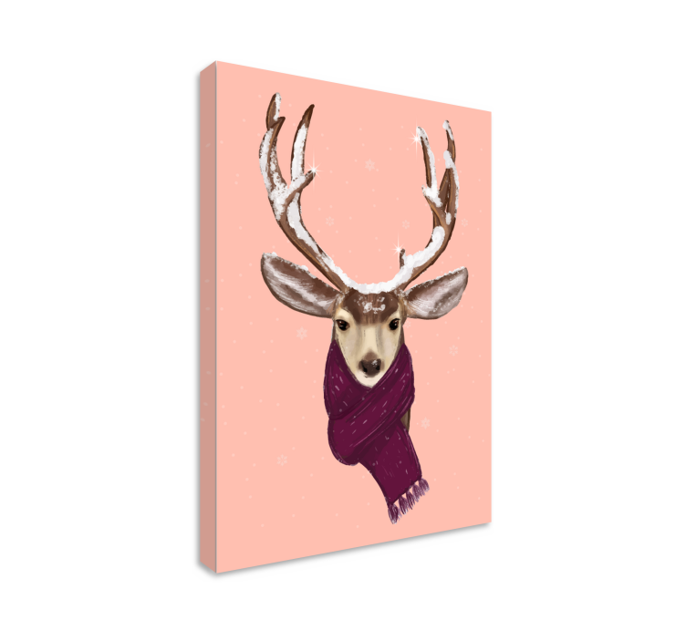 Tableau cerfs portrait de cerf charmant - TenStickers