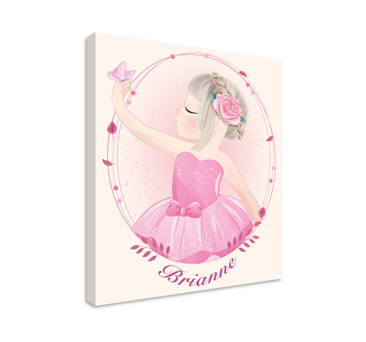 Tableau enfants petite ballerine dansante - TenStickers