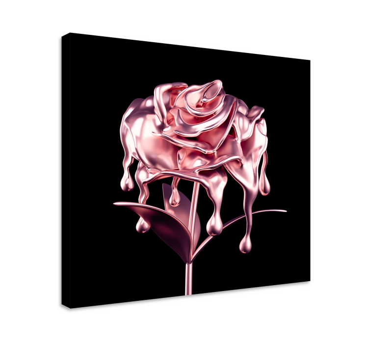 Tableau fleurs et plantes rose fondante pink - TenStickers