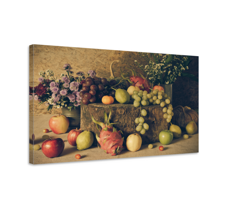 Tableau fruits nature morte aux fruits - TenStickers