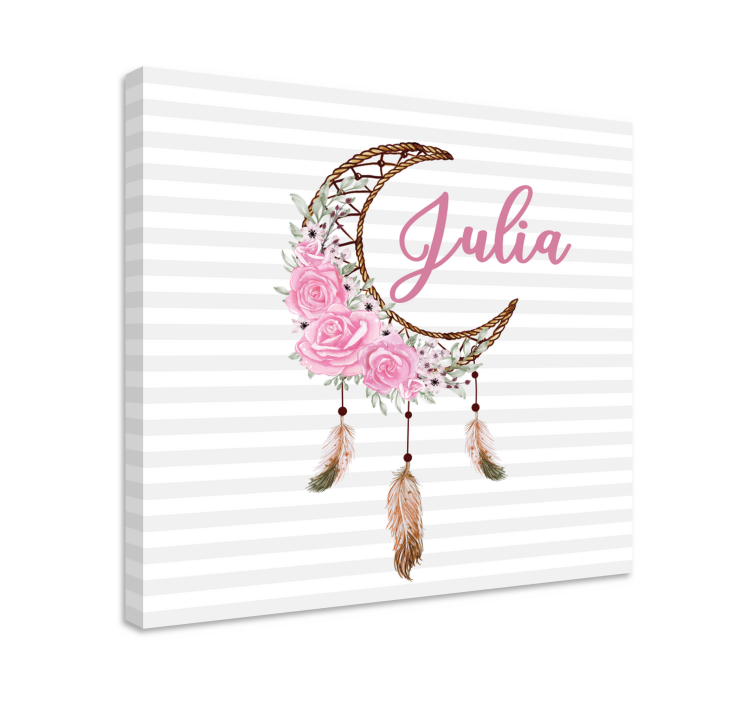 Tableau fleurs et plantes arrangement de fleurs de lune - TenStickers
