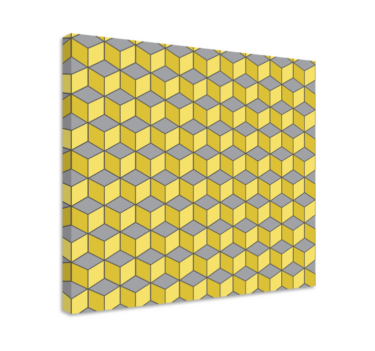 Tableau 3d Pantone sqaures - TenStickers