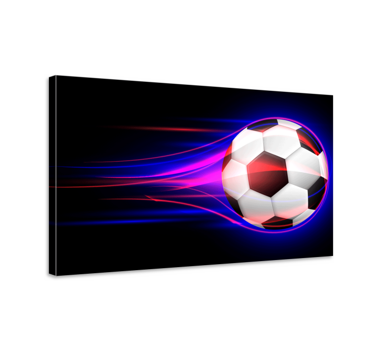Tableau sports mouvement de football dynamique - TenStickers