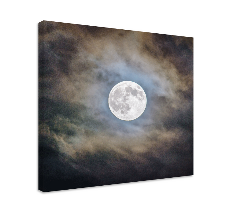 Tableau texte lueur de pleine lune - TenStickers