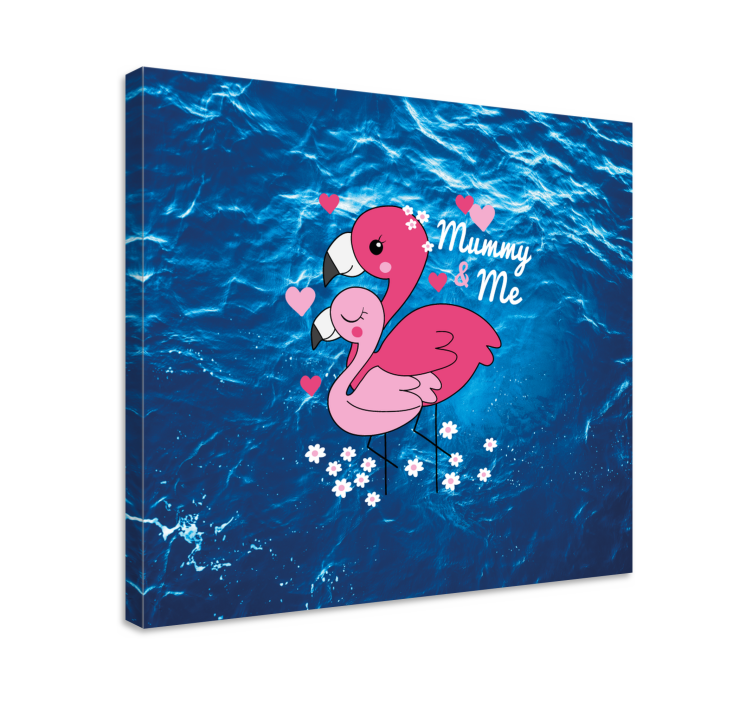 Tableau animaux oiseaux d'amour - TenStickers