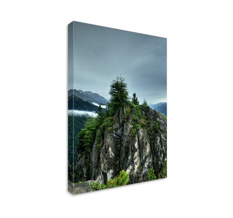 Tableau paysages sommet de montagne - TenStickers